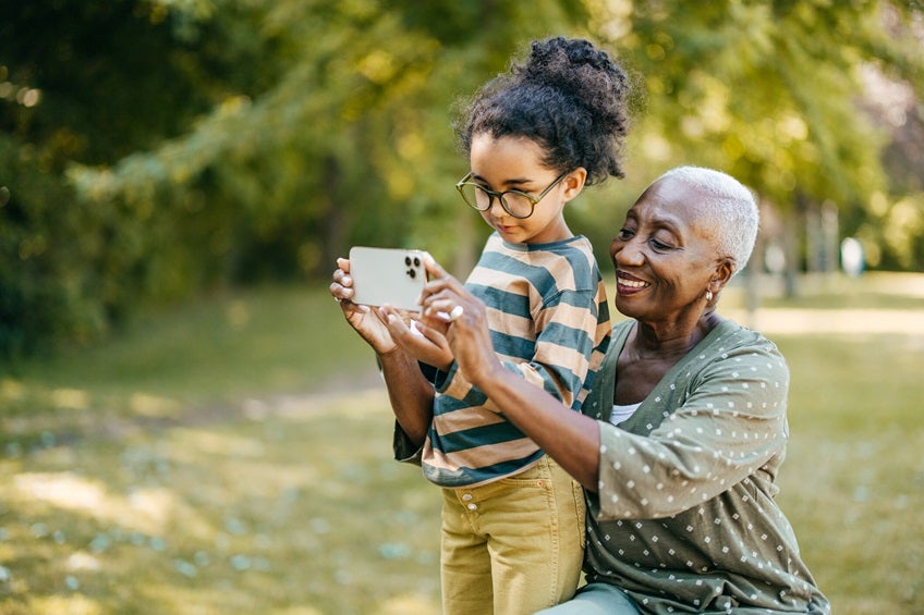 Grandmother with Grandchild 